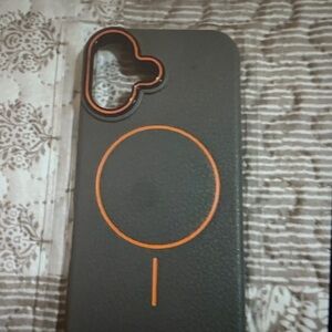 Stylish Black and Orange Phone Case